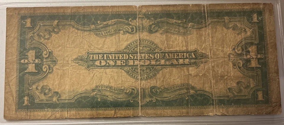 1923 $1 One Dollar “HORSE BLANKET” Silver Certificate Large Size Note - Image 2 of 2