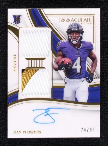2023 Panini Immaculate Collection Zay Flowers #SP-ZAY
