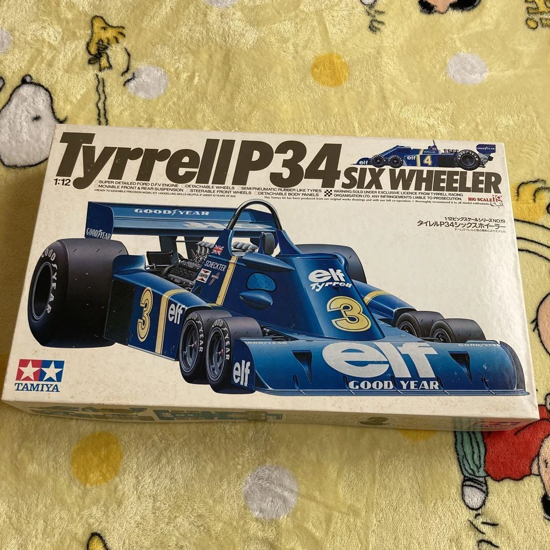 UNUSED in BOX] TAMIYA 1/12 Big Scale Series Tyrrell P34 SIX 