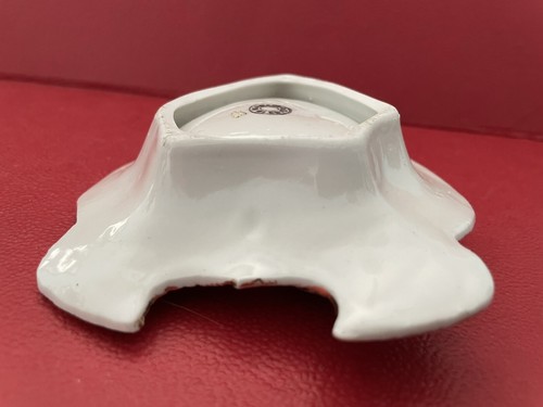 Vintage SOUVENIR PORCELAIN Trinket Dish COURT HOUSE Richmond Ind Pipe GOLD #61 - Bild 10 von 11