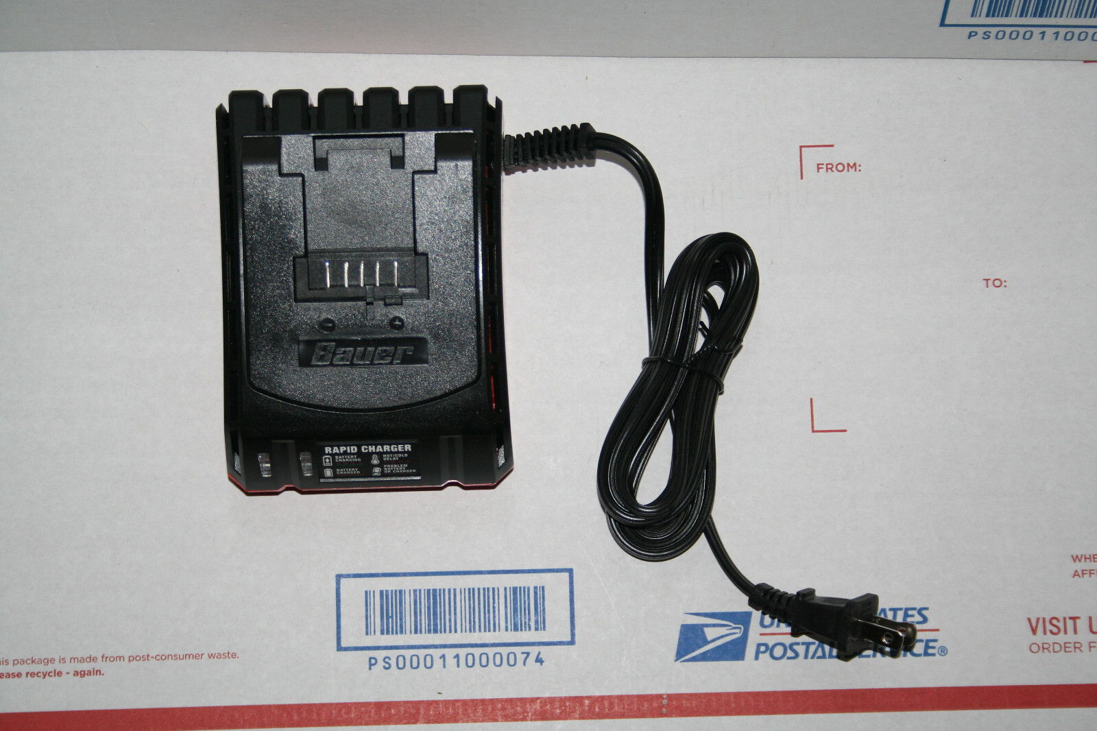 Hypermax New Bauer Rapid Battery Charger HyperMax 1.7A 20V Lithium Ion Batteries ...