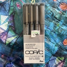 Copic Fine Nib Inking Pens MULTILINER SET Pig...