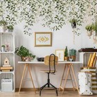 Budding Clematis Stencil 5-Piece Stencil Kit Botanical Wall Stencils for Paint