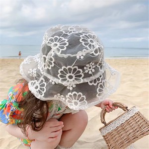 baby girl wide brim sun hat