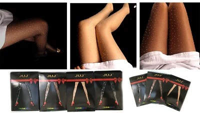 Elegant Sheer Silky Crystal Diamante Rhinestone Tights Pantyhose Bling Party