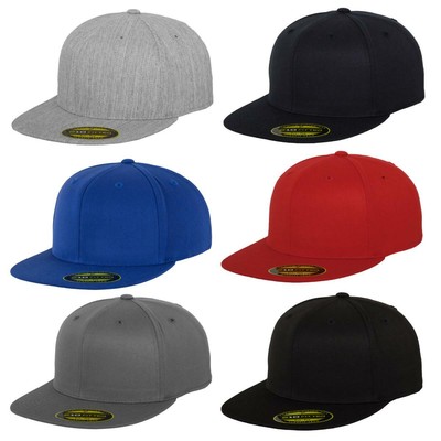 Flexfit 210 Premium Fitted Cap - Flat Visor, High Profile, Structured 6-Panel Design - View #4