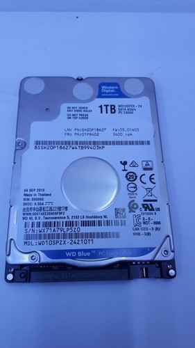 Western Digital WD10SPZX-24 1 TB SATA SMART ok Laufzeit 85 Stunden