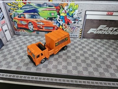 Vintage HOT WHEELS Blackwalls 1982 Dump Trash Müllwagen Diecast Sammlerstück