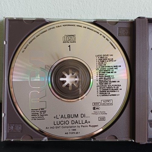 2 CD L'ALBUM DI LUCIO DALLA ND 71373 GERMANY 1998 ANIDRIDE SOLFOROSA, FUTURA ETC - Foto 5 di 10