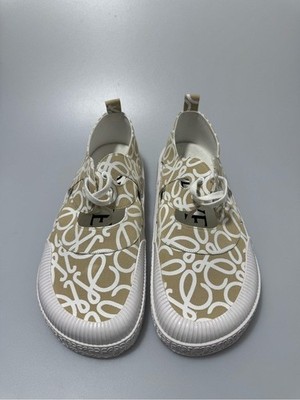 Loewe Paula s Ibiza Terra Printed Canvas Shoes Beige White Men s EU 45/US 12