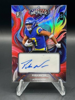 2023 Wild Card American Metallix PUKA NACUA Rookie RC Auto 1/1 Rams
