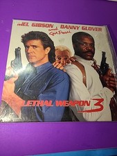 Lethal Weapon 3 Laserdisc, 1992 Widescreen Mel Gibson Danny Glover Untested