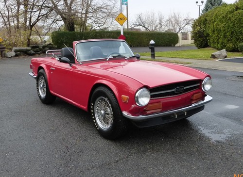 1969 Triumph TR-6 Wire Wheels