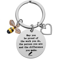 Teacher Appreciation Gifts Women, Teachers Plant Seeds Grow Forever Keychain