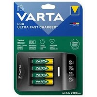 Varta LadegeräT Lcd Ultra Fast Charger+, Inkl. 4X Mignon 1 Bis 20 Stk Spare 15%