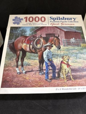 Spilsbury 1000pc Puzzle ''It's A Wonderful Life'' Pre-owned 24x30 #35599