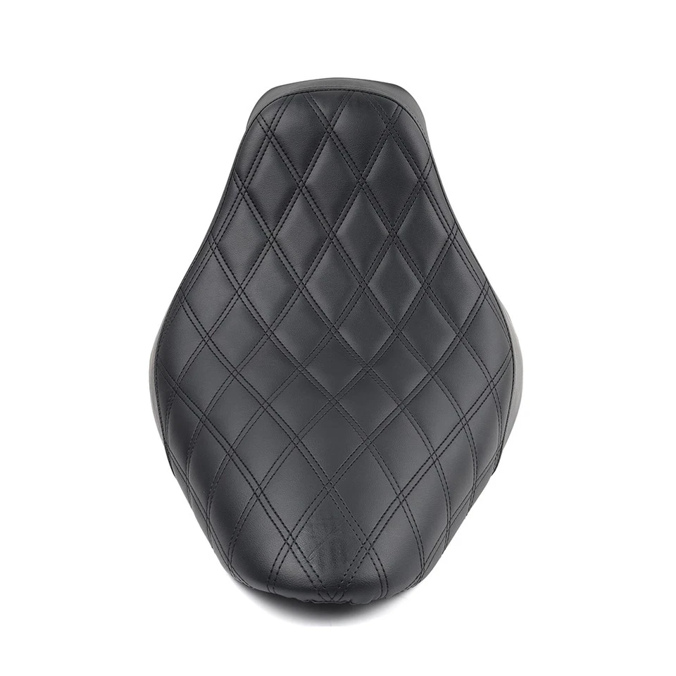 Asiento individual con canastilla de conductor delantero para Harley Softail Fat Boy FLST 2000-2007 07 Foto 3 de 4