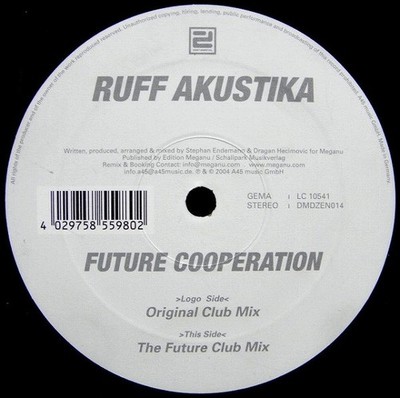 Ruff Akustika - Future Cooperation 12'' Vinyl Electronic Hardstyle 199118