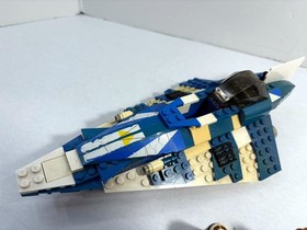 LEGO Star Wars LOT:Plo Koon's Jedi 8093, battle pack 8083 8084 Yellowed see desc