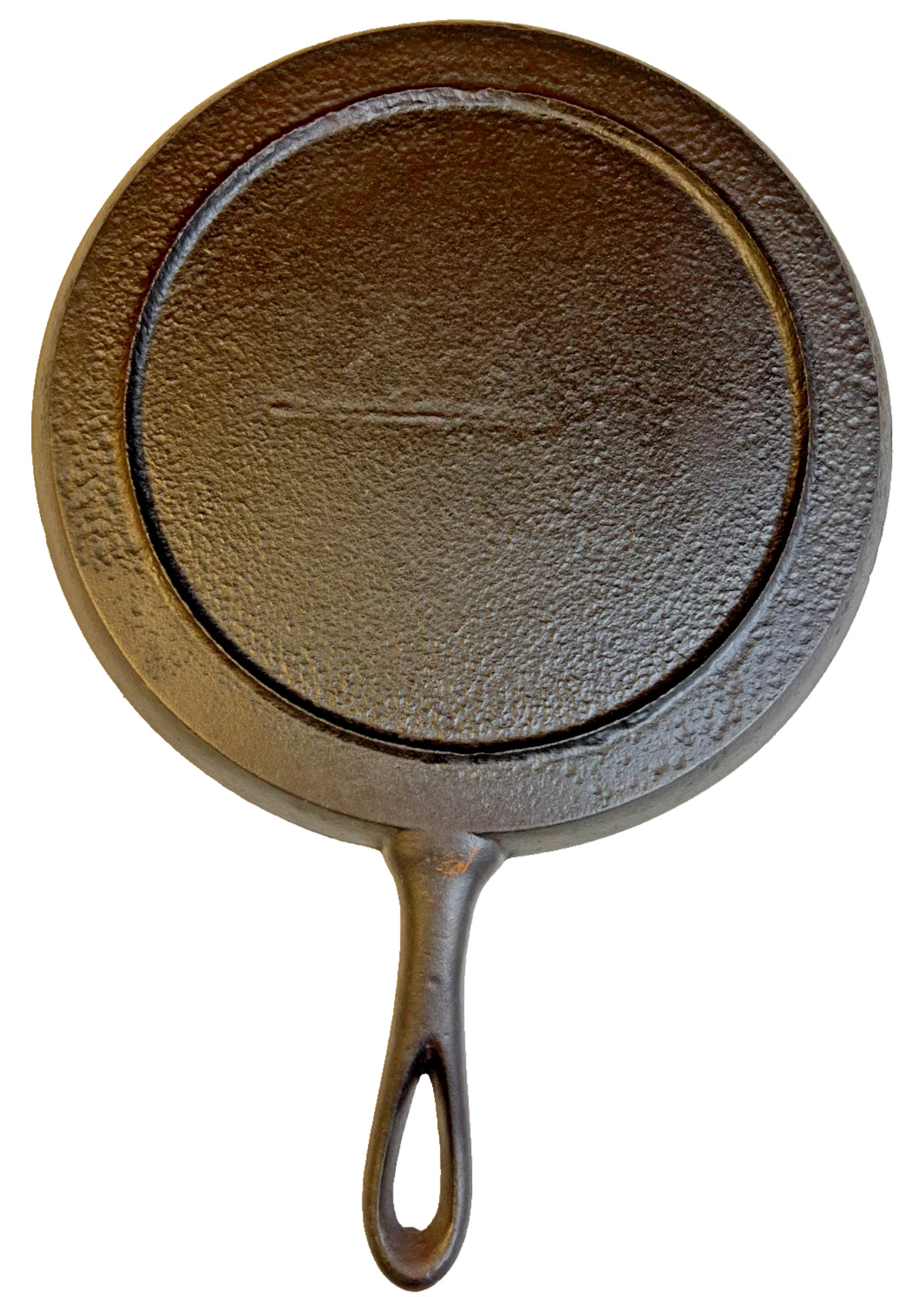 Antique Gate-Marked Gate Mark Cast Iron Skillet Civil War Era Frontier Pan 1860s