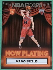 24-25 NBA Hoops Matas Buzelis #1 Now Playing Insert Rookie Card (RC)