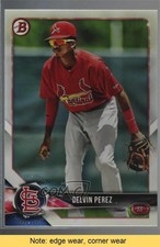 2018 Bowman Prospects Delvin Perez #BP138 READ 0b3