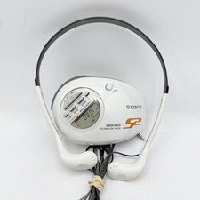 Sony SRF-M85W Sports Walkman Personal Weather AM/FM Radio W/Headphones Tested