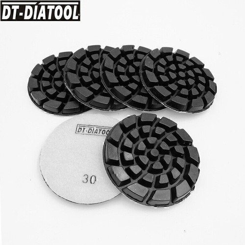 Disco de lijado de piso de hormigón de molienda de almohadilla de pulido de diamante de 4 pulgadas 6 piezas 100 mm - Imagen 9 de 16