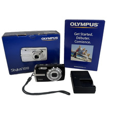 Olympus Stylus 1010 10.1 Megapixel 7x Optical Zoom Digital Camera Black - Tested