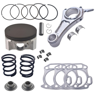 #ad Billet Rod（3.308）70mm Ceramic Coated Flat Top Piston .550 with 18l $134.66