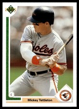 1991 Upper Deck Mickey Tettleton Baltimore Orioles #296