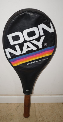 Donnay Rare GT-18 Bjorn Borg Vintage Fiber Wood Composite Tennisschläger 1980