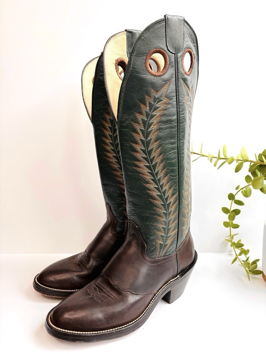 Hondo 2012 Buckaroo Cowboy boots, Chocolate Brown Forest  display picture 2