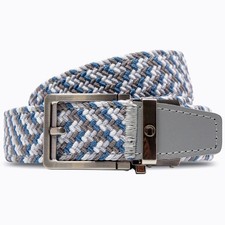 Cinturón de trinquete de golf trenzado Nexbelt para hombre 1,38" - cielo tricolor
