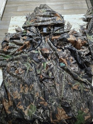 Men's Shannon Bug Tamer Plus Double Guard 3-D Leafy Jacket With Face Guard Size