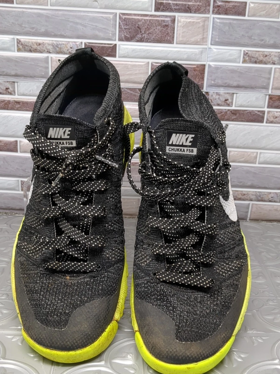 Nike Flyknit Trainer Chukka FSB Black Volt for Sale | Authenticity