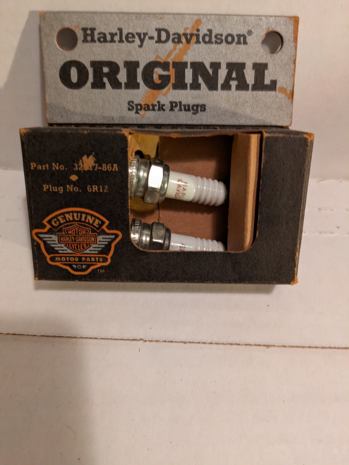 Harley Davidson Spark Plugs 6R12 Part No. 32317-86A