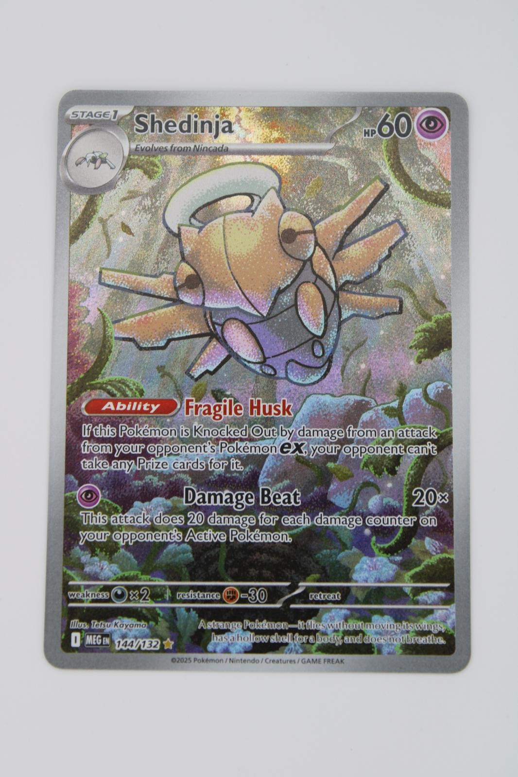 SHEDINJA 144/132 ILLUSTRATION RARE MEGA EVOLUTION POKEMON HOLO NM