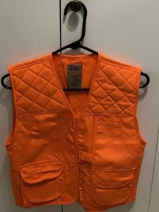 NWOT Master Sportsman Blaze Orange Vest Youth Large Full Zip