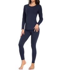 Women's Cotton Thermal Underwear Set Long Johns Base Layer Pajama Set for Wom...