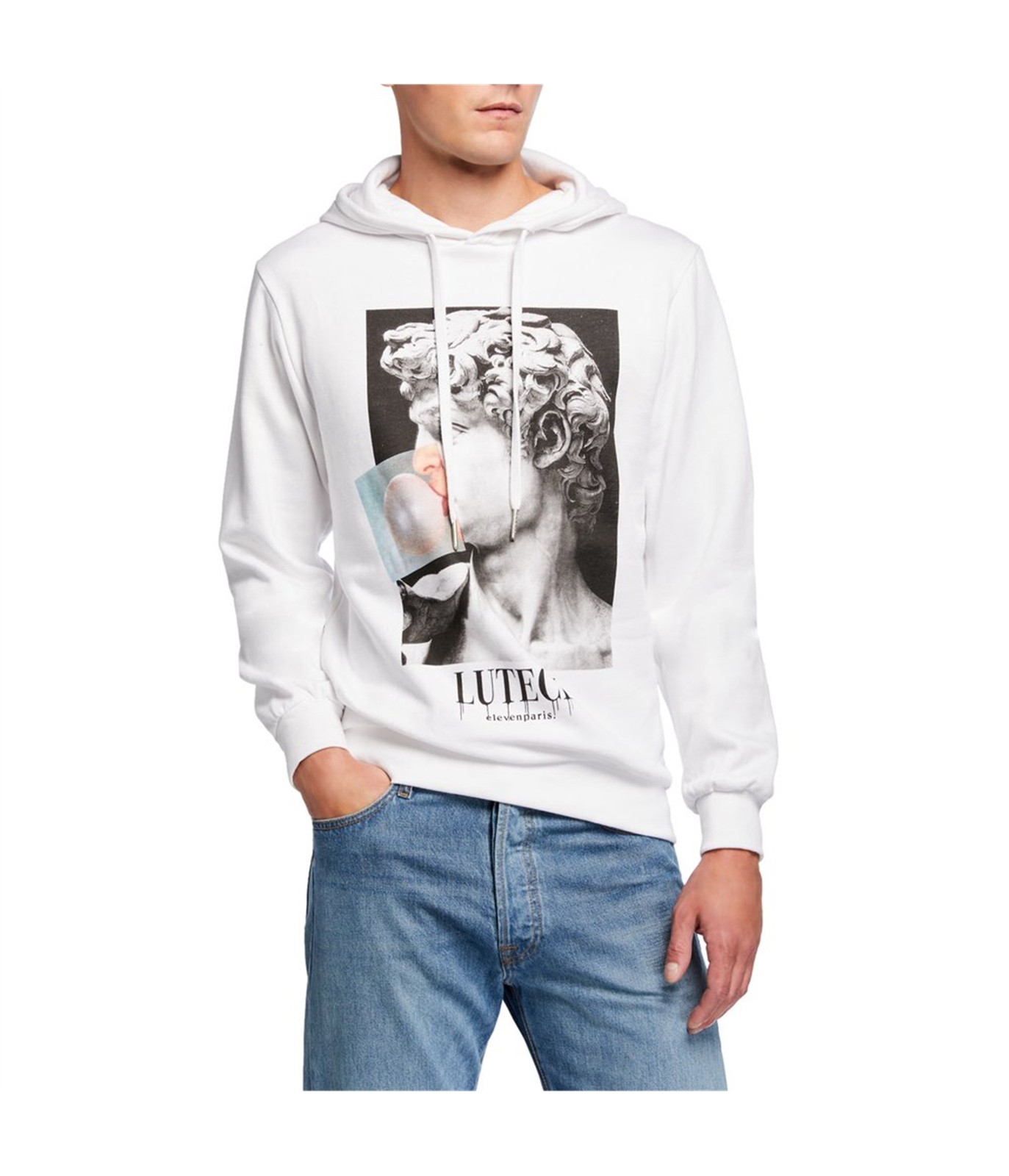 Elevenparis Mens Bubble Hoodie Sweatshirt 14290₽