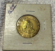 1963 South Africa 1/2 Cent Coin, Brass