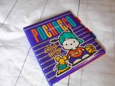 Vintage 1990's POCHACCO Sanrio School Binder Sports Hello Kitty Dog Y2K