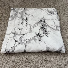 Shower Curtain Marble Black  White 70  x 70  . 12 Threaded Loops