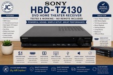 Sony HBD-TZ130 DVD Home Theater Receiver HDMI Tested Working No Remote