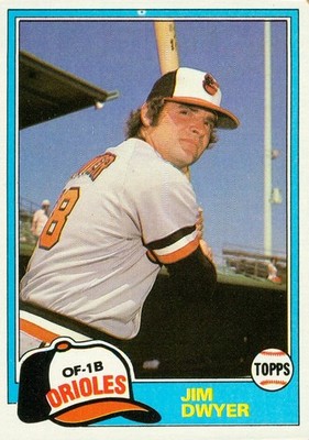 1981 Topps Traded Jim Dwyer 757 Orioles