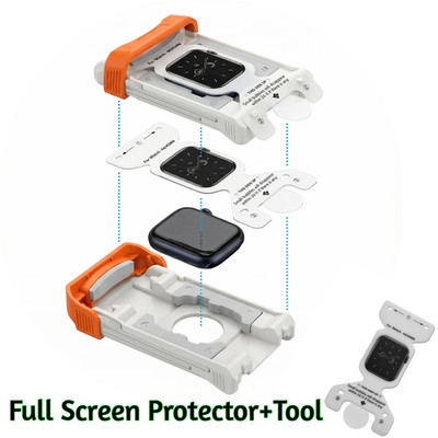 Apple Watch Series 11 10 9 8 7 SE Screen Protector Full Coverage Fix Tool 46 45