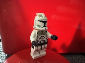 Lego Clone Trooper Minifigure Horn Company Sand Green Star Wars 7913 sw0298 1C