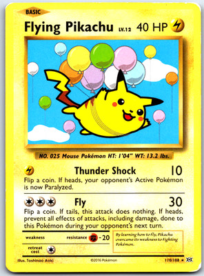 Flying Pikachu Secret Rare XY - Evolutions 110/108 HP