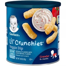 Gerber Lil' Crunchies Veggie Dip 2 Pack